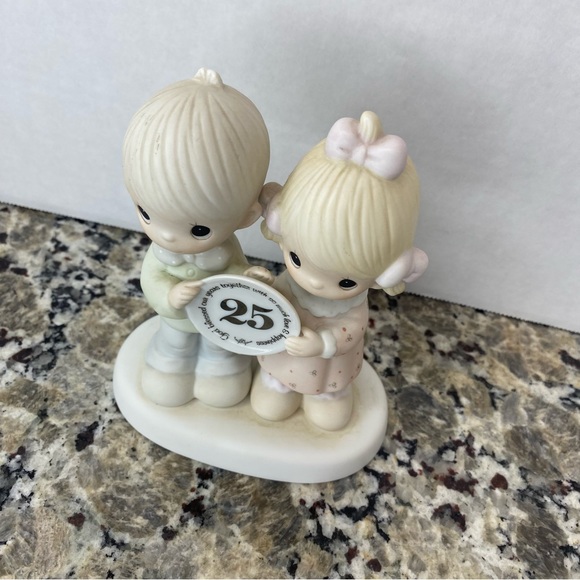 Precious Moments God Blessed Our Years Together with Love 25th 1983 - Picture 6 of 12